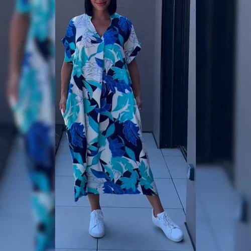 THERESA | ELEGANT PRINTED DRESS